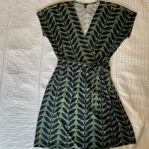 Ann Taylor short sleeve wrap dress - 18 tall